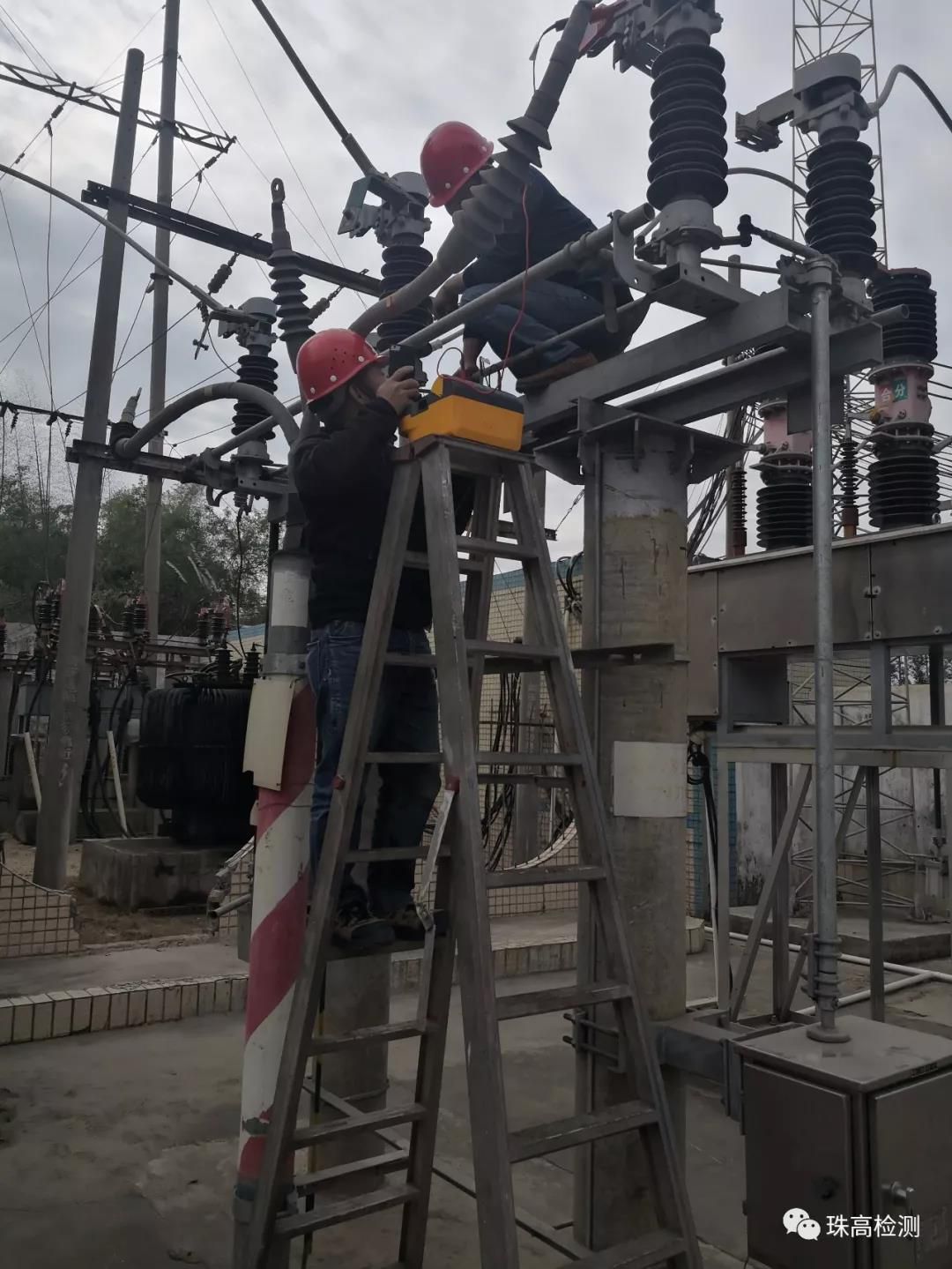 珠高电气检测顺利完成35kV广东惠州多业线试验项目